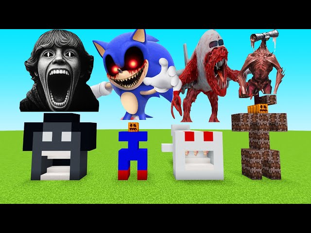 Never Spawn SCP 67 Kid Sirenhead Infected Sky Sonic.EXE in Minecraft pe