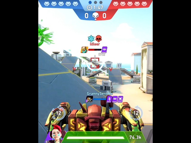 Orion + Pod Gun 8 🔥☠️ [Mech Arena Gameplay] #orion #pod #gun #mecharena