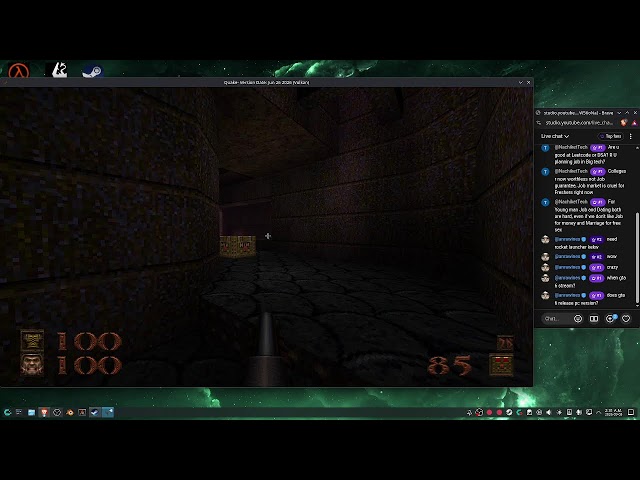 quake original 💾 💻 (Cachy OS) #quake #retrogaming