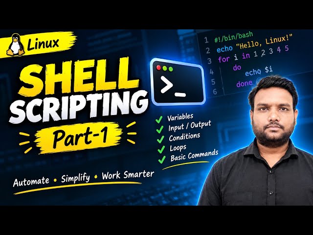 Shell Scripting Tutorial for Beginners Part 1