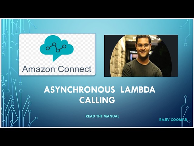 Asynchronous Lambda Calling | AWS Connect