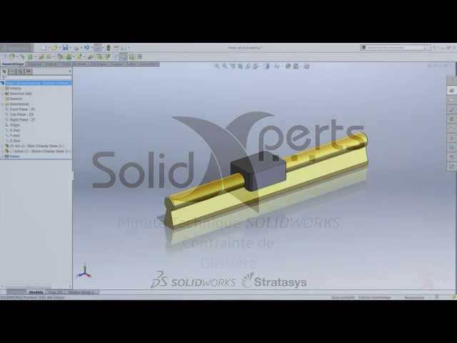 New sliding constraint feature in SOLIDWORKS - April 2015