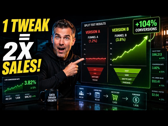 I Split Tested My Funnel For 30 Days | This One Tweak Doubled My Conversion Rate