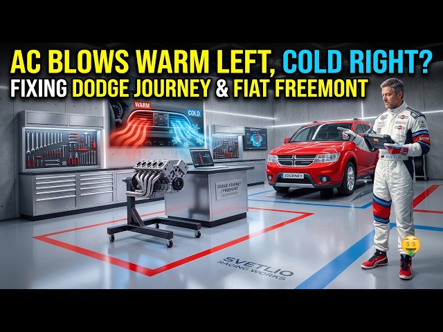 Fix Dodge Journey Dual Zone AC Problem: Warm Driver, Cold Passenger Side!