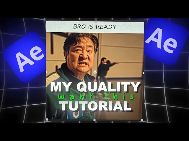 MY SHARPEN QUALITY TUTORIAL❤️| AFTER EFFECTS | + FREE PRESET