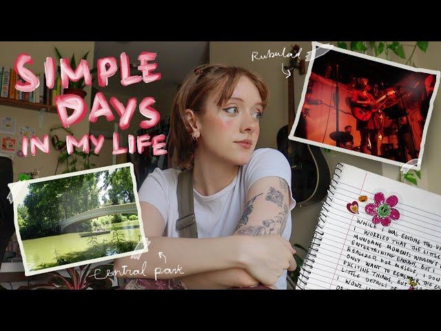 "Simple Days in my Life" ☆ nyc diaries
