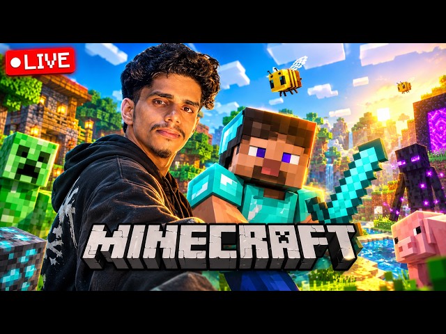 MY FIRST EVER MINECRAFT STREAM! 😱🔥 LET'S SEE IF I SURVIVE!