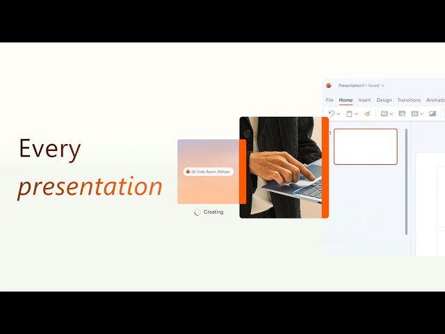 Create on-brand presentations faster with Copilot in PowerPoint