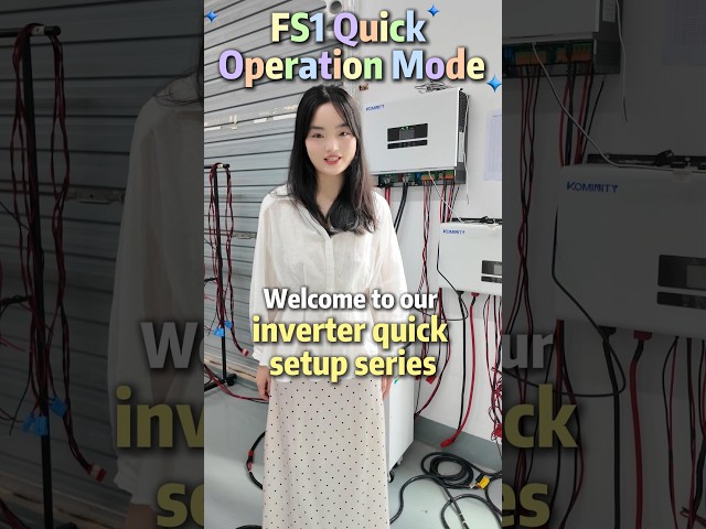 🔥Instruction on setting the economic mode of the Kemenit inverter for off-grid operation!
