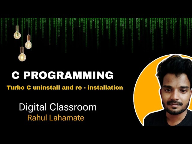 C PROGRAMMING - Turbo C uninstall & re-installation