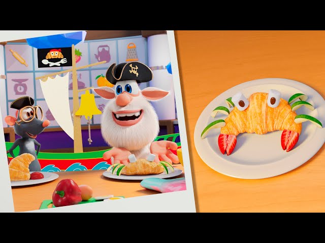 Booba: Food Puzzle 🥐 Croissant 🍓 Folge 13 - Lustige Trickfilme für Kinder