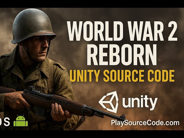World War 2 Reborn – Unity Project for Android & iOS (Easy Reskin) at Playsourcecode.com