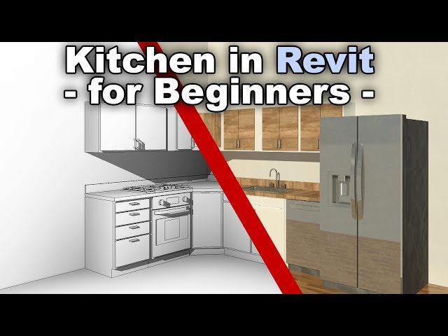 Quick Kitchen in Revit for Beginners Tutorial (Revit Interior Design)