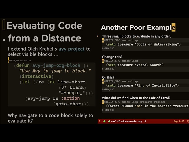 EmacsConf 2024: Literate programming for the 21st Century - Howard Abrams