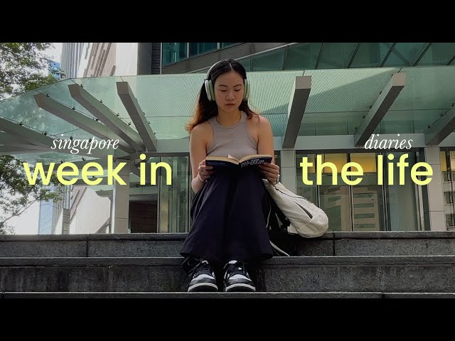 week in the life in singapore | 9-6 office diaries, cafe runs, morning routines