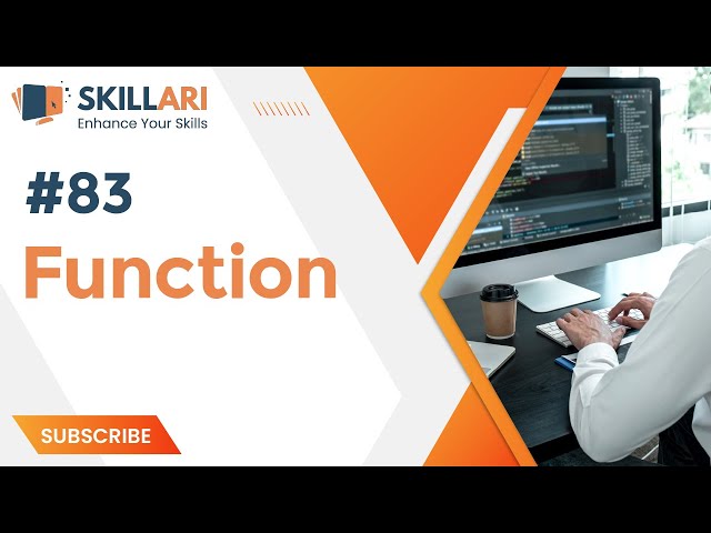 #83 - Function | Function In Data Science | What Is Function | E Learning Platform For Data Science