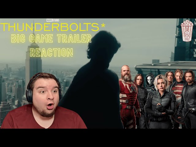 THUNDERBOLTS* TRAILER REACTION!! Marvel Studios Big Game Trailer | Sentry | Super Bowl LIX