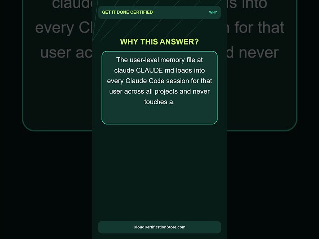 CCDV-F Practice Q108 | Can You Answer This? | #Shorts