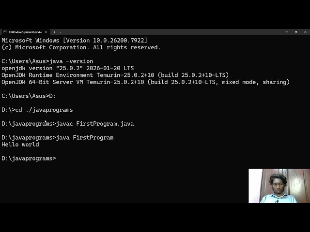 Java installation and simple program || Synmath tech ||