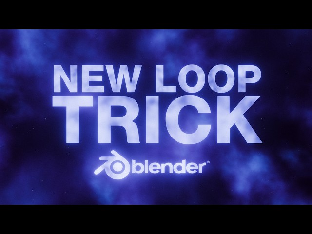 I Found A New Way To Loop Animations in Blender 5.0