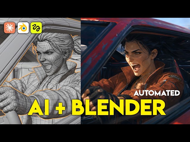 How To Save AI Credits With Claude + Blender (No One Talks About This Workflow)