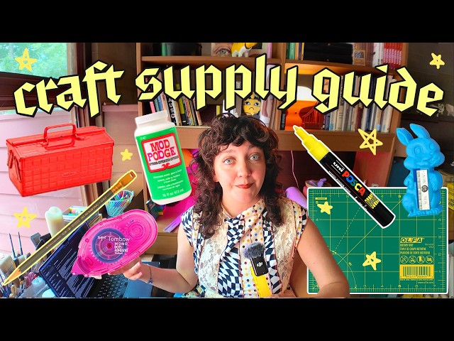 79 craft supplies that I would sell my soul for (& some that i wouldn't .𖥔 ݁)
