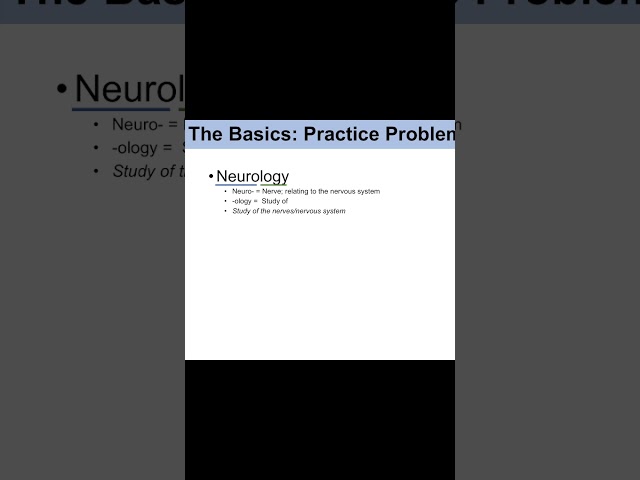 How to Learn Basic Medical Terminology