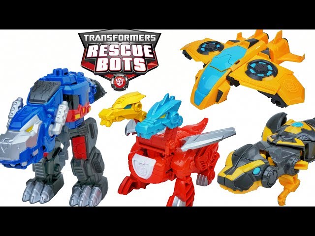 Transformers Rescue Bots Heatwave Fire Bot Dragon Dino Optimus Bumblebee Jet Mode Bee Wave 13