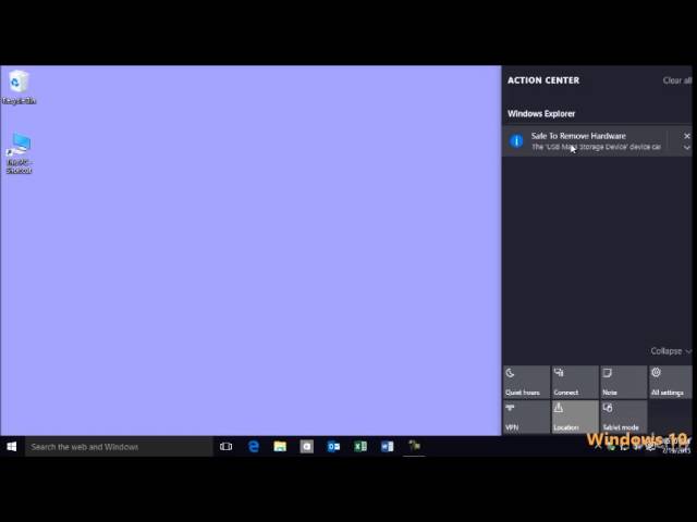 Windows 10 Tutorials Action Center