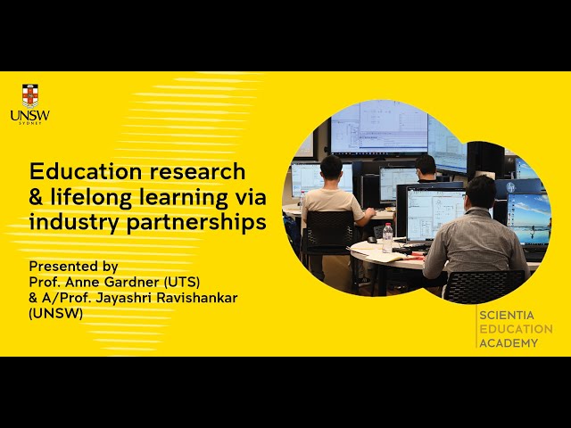 Education research & lifelong learning via industry partnerships: Case studies in Engineering
