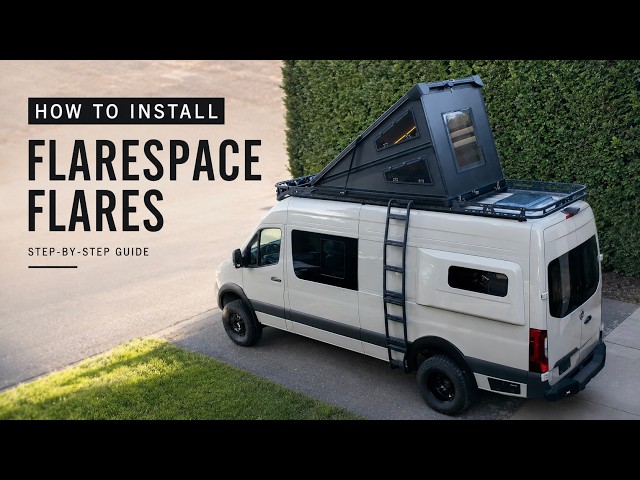 Flarespace Flares Install and Upholstery - Sprinter Van Build