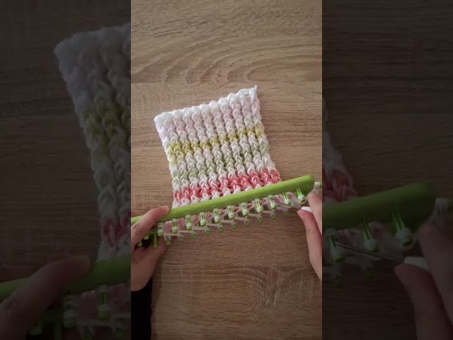 knitting loom for beginners  step by step #knitting #scarf #crochet #knit #diy