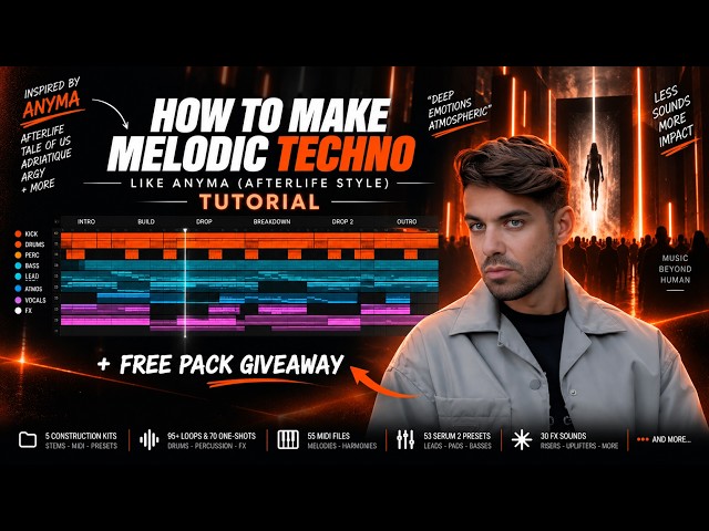 How to Make Melodic Techno Like Anyma (Afterlife Style)