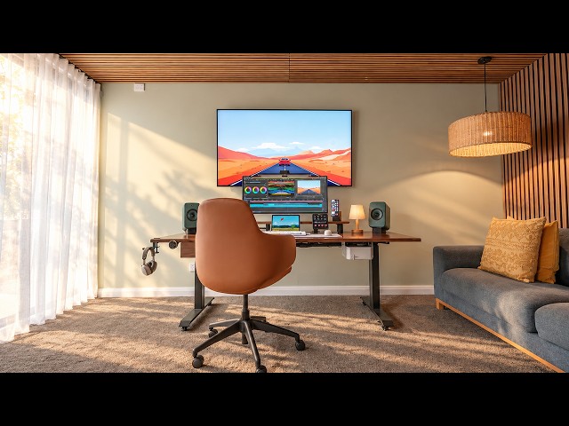 I Tried Using a TV at my Desk Setup