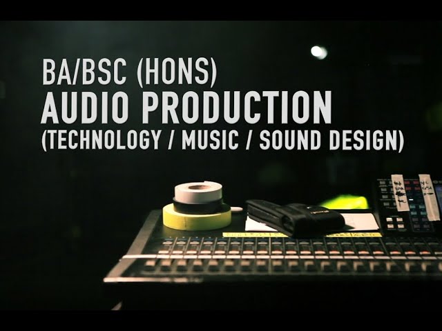 Audio Production BA (Hons) at Rose Bruford College