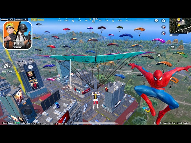 SPIDER-MAN MODE!! BEST MODE GAMEPLAY - PUBG Mobile SOLO vs SQUAD _ Banduk Wala Gun Games