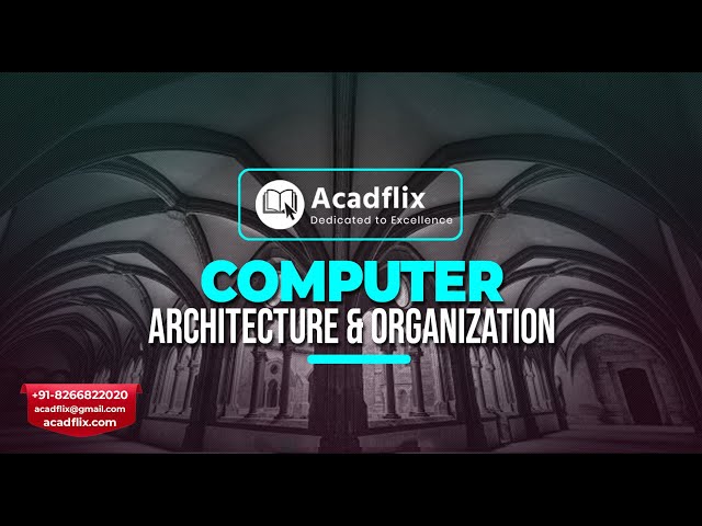 1. Computer Architecture and Microprocessors || Introduction || GATE CS || NTA NET