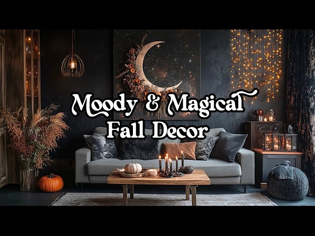 Fall Decor Ideas With a Witchy Style Edge: How to Make Your Fall Decor Cozy, Moody, & Magical 🍂🖤