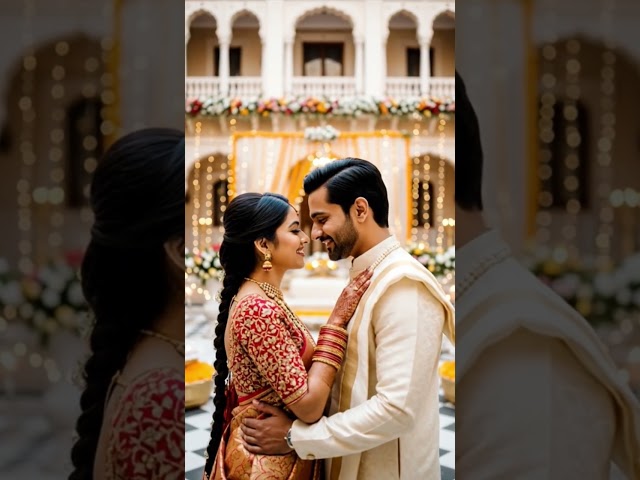 Indian couple #lovestory #lovesong #lovestatus #weedingdecoration #DreamScreenAI