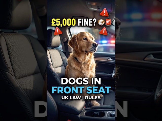 £5,000 Fine for Dogs in the Front Seat? 🐶🚨