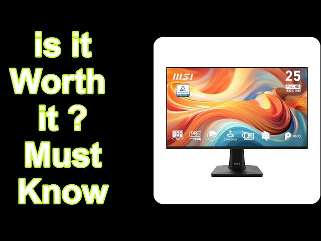 msi PRO MP251 E14L 24 Features & Must-Know Details