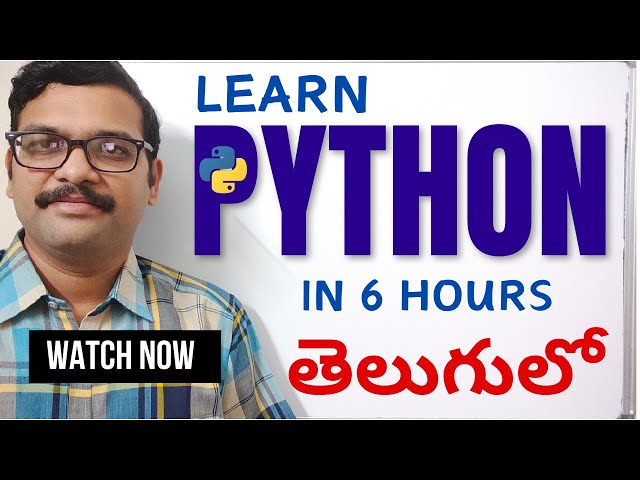 తెలుగులో Python నేర్చుకోండి | Learn Python Programming from Basics with Examples 2025
