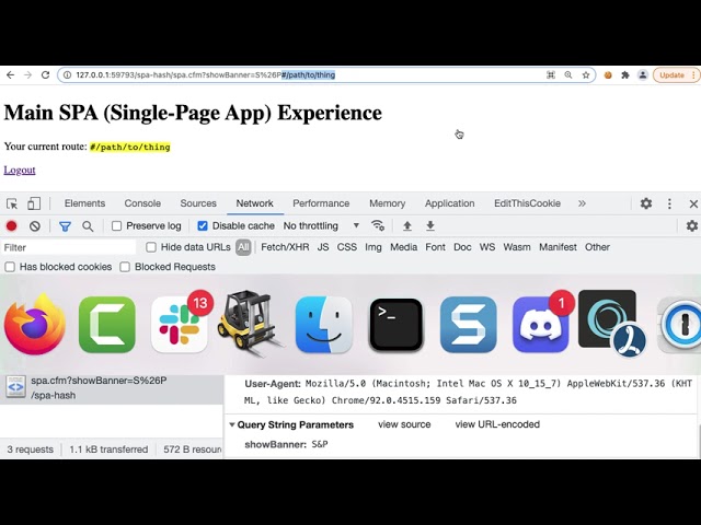 Maintaining Route Information During SPA (Single-Page Application) Authentication In Lucee CFML