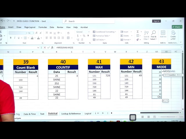 Most Important Function in Excel ||Excel Formulas