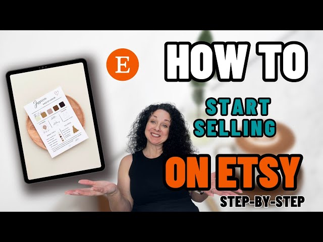How To Start An Etsy Shop | Selling Digital Products On Etsy | Step By Step Tutorial For Beginners