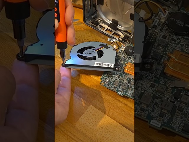 Nuc Box Fan replacement part 2 #computerhardware #pcbuild #intel #minilab #server #shorts #minipc