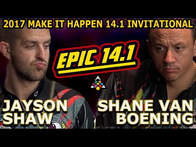 EPIC 14.1: Jayson SHAW vs Shane VAN BOENING