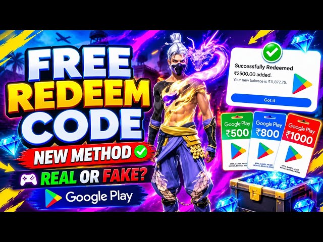 FREE REDEEM CODE🤩 | 100% LIVE PROOF GOOGLE PLAY REDDEM CODE KAISE LEN | FREE REDEEM CODE APP