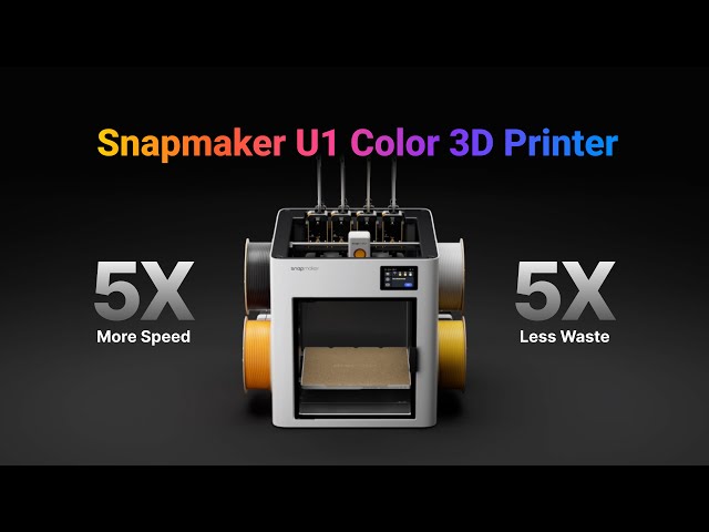 Snapmaker U1 3D Printer | 5X More Speed. 5X Less Waste.