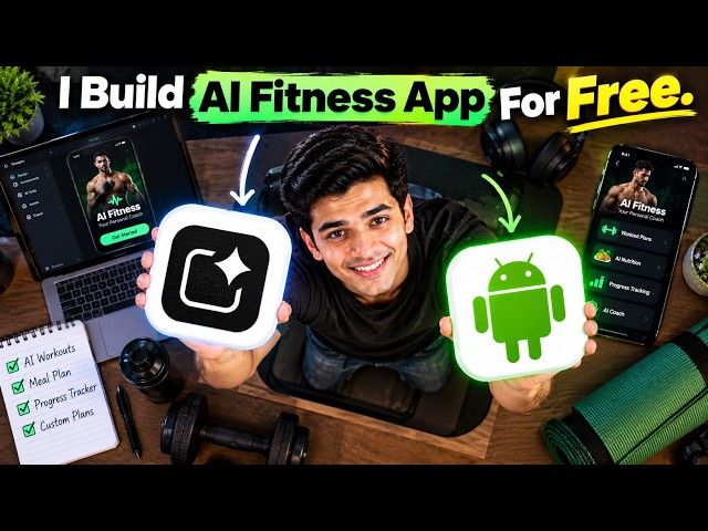 I Built a FREE Fitness Coach Android App with NO CODING! Install it on Your Phone! Google AI Studio